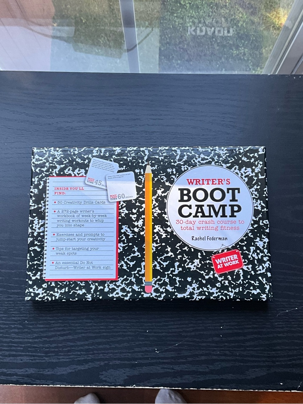 Writer's Boot Camp 30-Day Notebook – Black